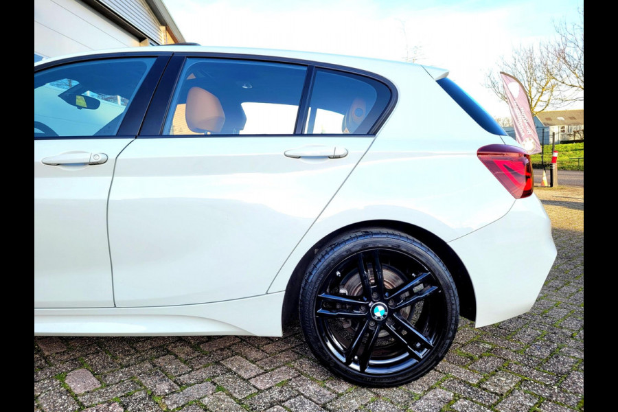 BMW 1-serie 118i Edition M-Sport, Dak, Harman K., Cognac leer (BTW NL NAP)