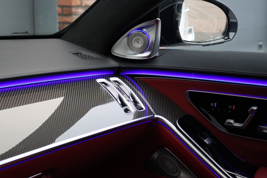 Mercedes-Benz S-Klasse AMG 63 S E Performance | 802pk | Carbon | Achterasbesturing | Distronic+ | Chauffeurspakket | Entertainment Achter | Stoelventilatie | Zonweringspakket | Vlakkenverwarming | Kuitmassage | Burmester High End 4D |
