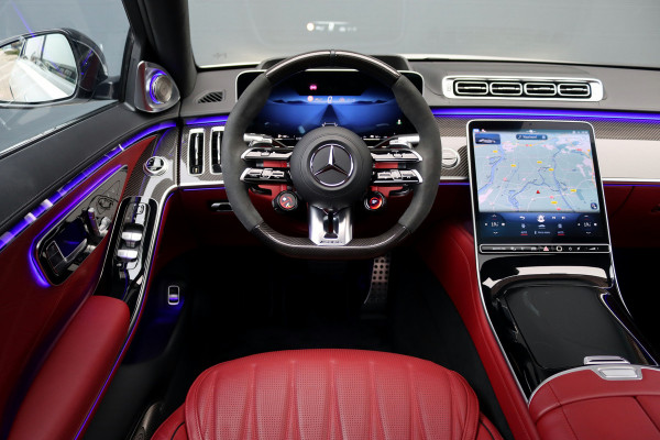 Mercedes-Benz S-Klasse AMG 63 S E Performance | 802pk | Carbon | Achterasbesturing | Distronic+ | Chauffeurspakket | Entertainment Achter | Stoelventilatie | Zonweringspakket | Vlakkenverwarming | Kuitmassage | Burmester High End 4D |