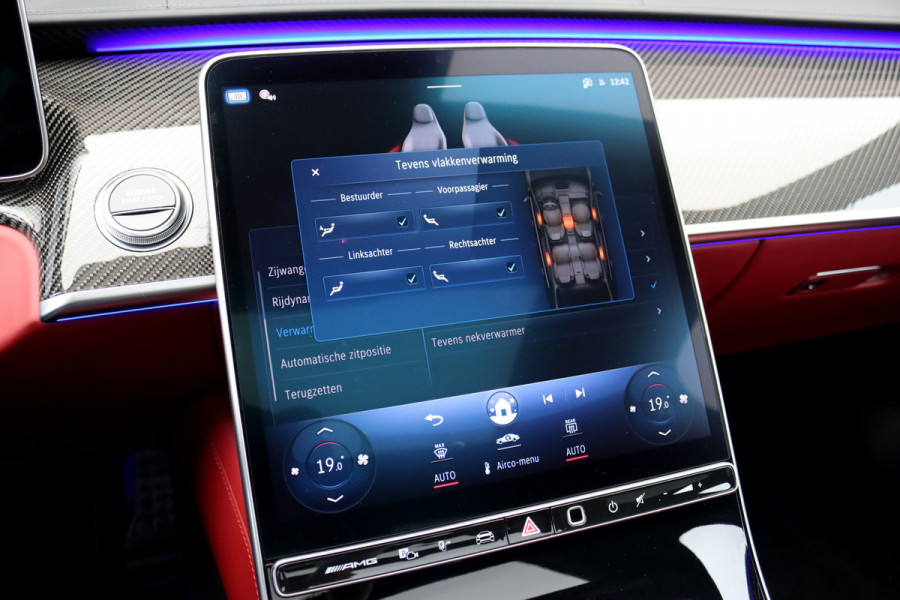Mercedes-Benz S-Klasse AMG 63 S E Performance | 802pk | Carbon | Achterasbesturing | Distronic+ | Chauffeurspakket | Entertainment Achter | Stoelventilatie | Zonweringspakket | Vlakkenverwarming | Kuitmassage | Burmester High End 4D |