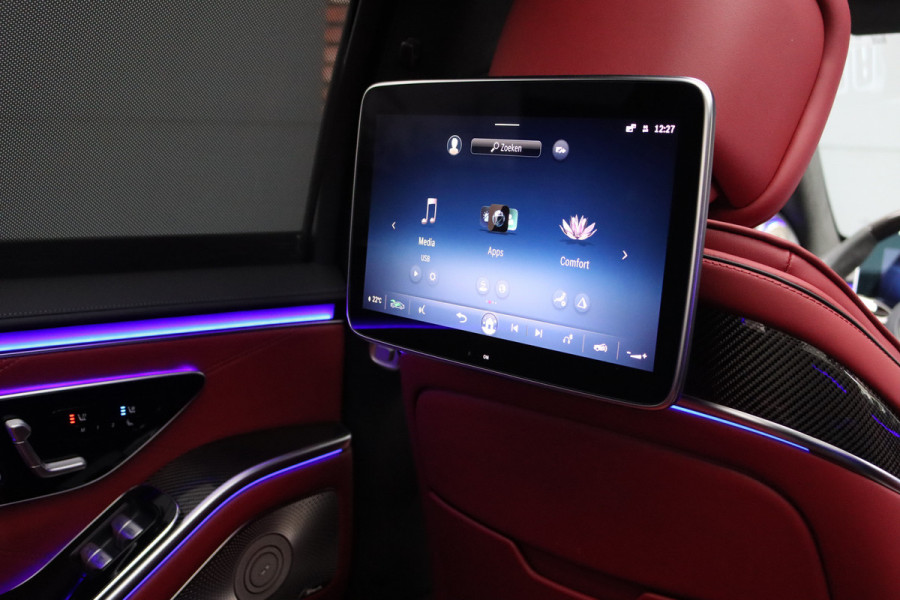 Mercedes-Benz S-Klasse AMG 63 S E Performance | 802pk | Carbon | Achterasbesturing | Distronic+ | Chauffeurspakket | Entertainment Achter | Stoelventilatie | Zonweringspakket | Vlakkenverwarming | Kuitmassage | Burmester High End 4D |