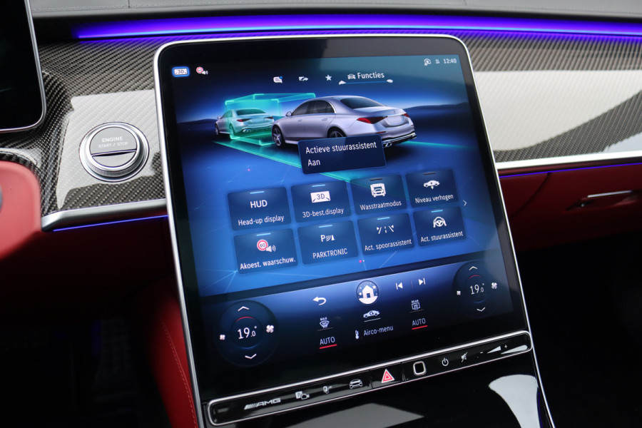 Mercedes-Benz S-Klasse AMG 63 S E Performance | 802pk | Carbon | Achterasbesturing | Distronic+ | Chauffeurspakket | Entertainment Achter | Stoelventilatie | Zonweringspakket | Vlakkenverwarming | Kuitmassage | Burmester High End 4D |