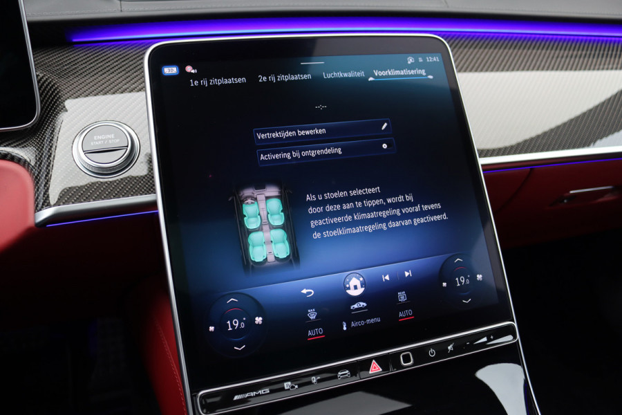 Mercedes-Benz S-Klasse AMG 63 S E Performance | 802pk | Carbon | Achterasbesturing | Distronic+ | Chauffeurspakket | Entertainment Achter | Stoelventilatie | Zonweringspakket | Vlakkenverwarming | Kuitmassage | Burmester High End 4D |
