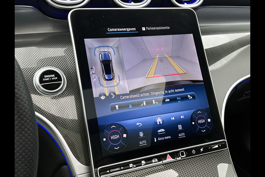 Mercedes-Benz GLC 300 e 4MATIC AMG Plug-In Hybride AMG Line Premium Plus | Night Pakket | Alarm Klasse 3 | trekhaak | Panorama Schuif-Kanteldak | 20 Inch AMG Velgen | Distronic. Inclusief 24 maanden MB Certified garantie voor Europa.