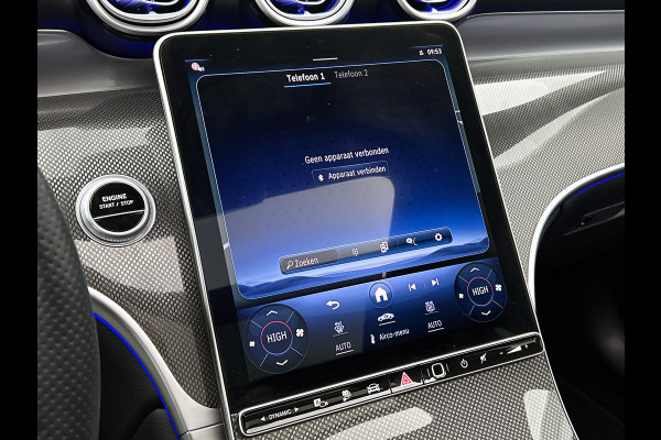 Mercedes-Benz GLC 300 e 4MATIC AMG Plug-In Hybride AMG Line Premium Plus | Night Pakket | Alarm Klasse 3 | trekhaak | Panorama Schuif-Kanteldak | 20 Inch AMG Velgen | Distronic. Inclusief 24 maanden MB Certified garantie voor Europa.