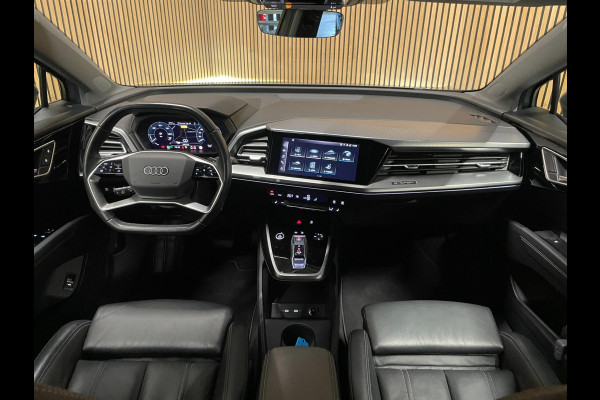 Audi Q4 e-tron 40 Launch edition Advanced Plus 77 kWh|95% SOH|VOLLEDER|ACC|CARPLAY|CAMERA|STOELVERW|NAVI|IN BTW|ORG.NL|1e EIG|NAP|