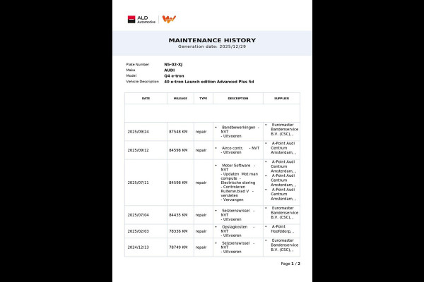 Audi Q4 e-tron 40 Launch edition Advanced Plus 77 kWh|95% SOH|VOLLEDER|ACC|CARPLAY|CAMERA|STOELVERW|NAVI|IN BTW|ORG.NL|1e EIG|NAP|