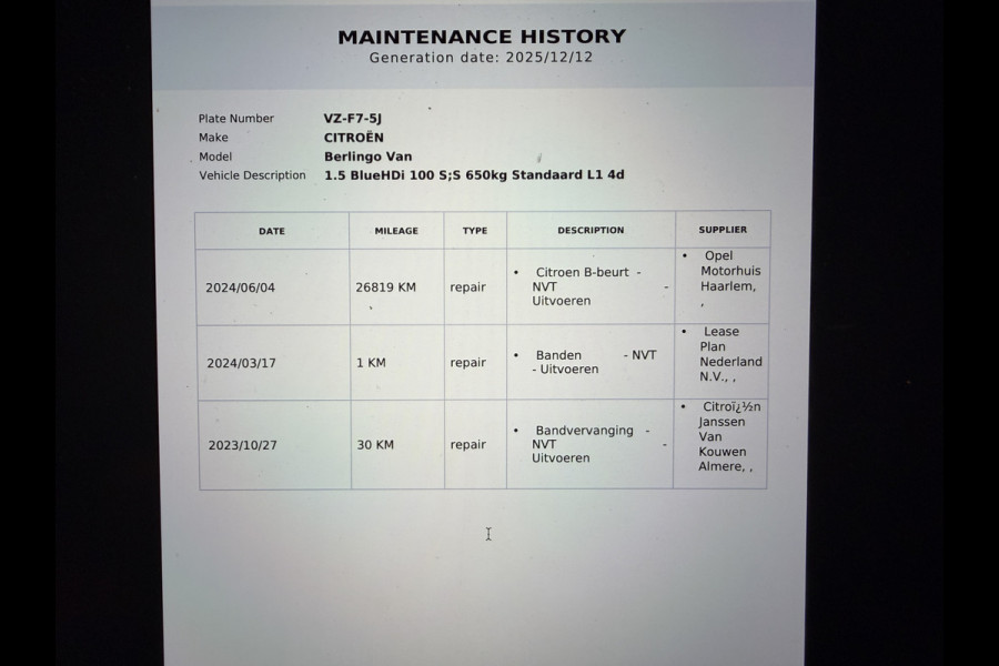 Citroën Berlingo 1.5 BlueHDi 102 PK Euro 6 S&S L1 Cruise control/CarPlay