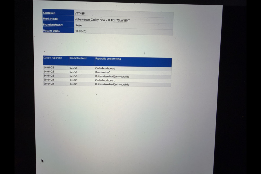 Volkswagen Caddy Cargo 2.0 TDI 102PK Euro 6 Comfort CarPlay/Cruise control/pdc