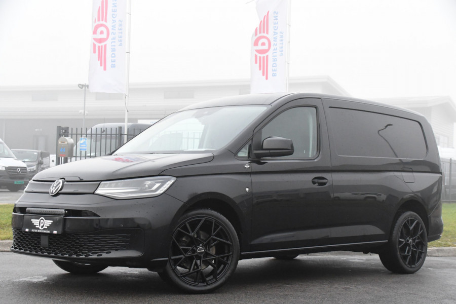 Volkswagen Caddy Cargo Maxi 2.0 TDI Exclusive Black Edition Camera, Cruise, Carplay, LED, Stoelverwarming, Automaat, Trekhaak, Standkachel, Uniek!