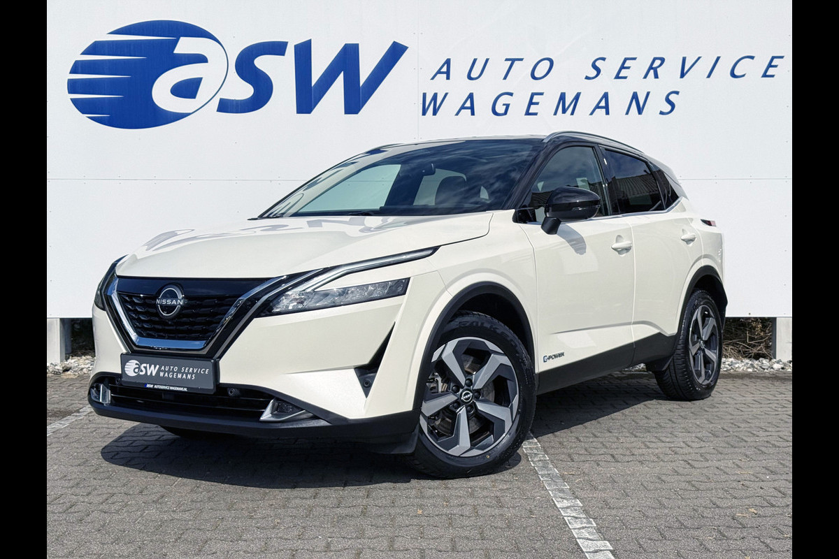 Nissan QASHQAI 1.5 e-Power N-Connecta | Pano | Winter-pakket | Parelmoer | ACC | 360* Camera | CarPlay | Keyless