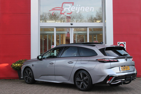 Peugeot 308 SW 1.6 Plug-in Hybrid 180PK GT | PANORAMISCH SCHUIF/KANTEL DAK | TREKHAAK | ALCANTARA BEKLEDING MET EEN ELEKTRISCH BEDIENBARE BESTUURDERSSTOEL | 18" LICHTMETALEN VELGEN "PORTLAND" | FOCAL AUDIO SYSTEM | STOEL/STUUR VERWARMING | NAVIGATIE | DRAADLOZE APPLE CARPLAY/ANDROID AUTO | DRAADLOZE TELEFOONLADER | PARKEERSENSOREN VOOR + ACHTER | ACHTERUITRIJ CAMERA | ELEKTRISCH BEDIENBARE ACHTERKLEP |