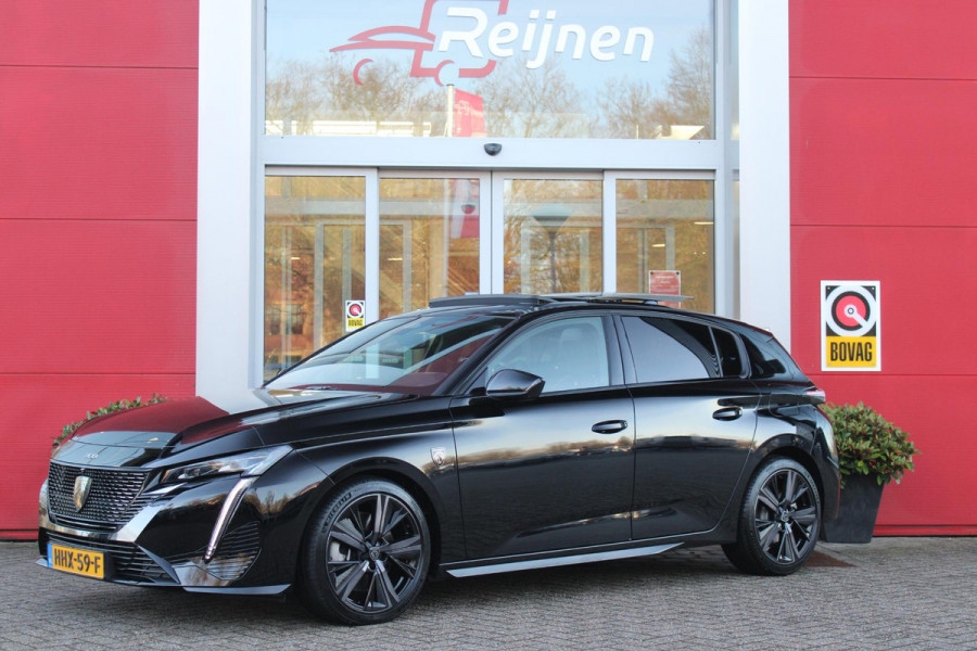 Peugeot 308 1.6 Plug-in Hybrid 180PK GT | PANORAMISCH SCHUIF/KANTEL DAK | 18" LICHTMETALEN VELGEN "PORTLAND" | ALCANTARA INTERIEUR | ELEKTRISCH BEDIENBARE BESTUURDERSSTOEL MET GEHEUGENFUNCTIE | STOEL/STUUR VERWARMING | 360° CAMERA | FOCAL AUDIO SYSTEM | PARKEERSENSOREN VOOR EN ACHTER | CLIMATE CONTROL | ADAPTIVE CRUISE CONTROL | KEYLESS ENTRY/START | DRAADLOZE APPLE CARPLAY/ANDROID AUTO | DRAADLOZE TELEFOONLADER | NAVIGATIE |