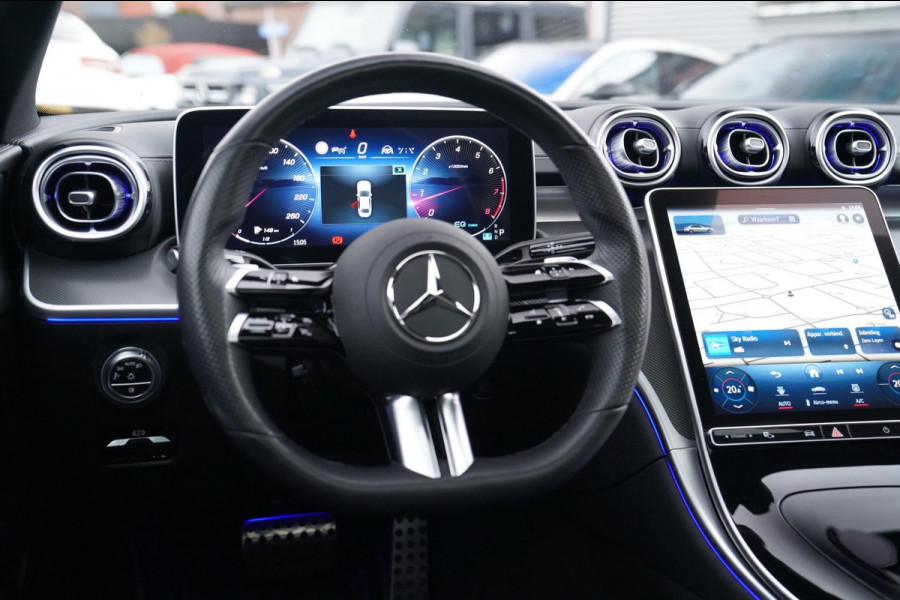 Mercedes-Benz C-Klasse 300 AMG Line | Panorama | Memory | Sfeerverlichting PLUS | C63s Pakket | Massage | 360 cam |