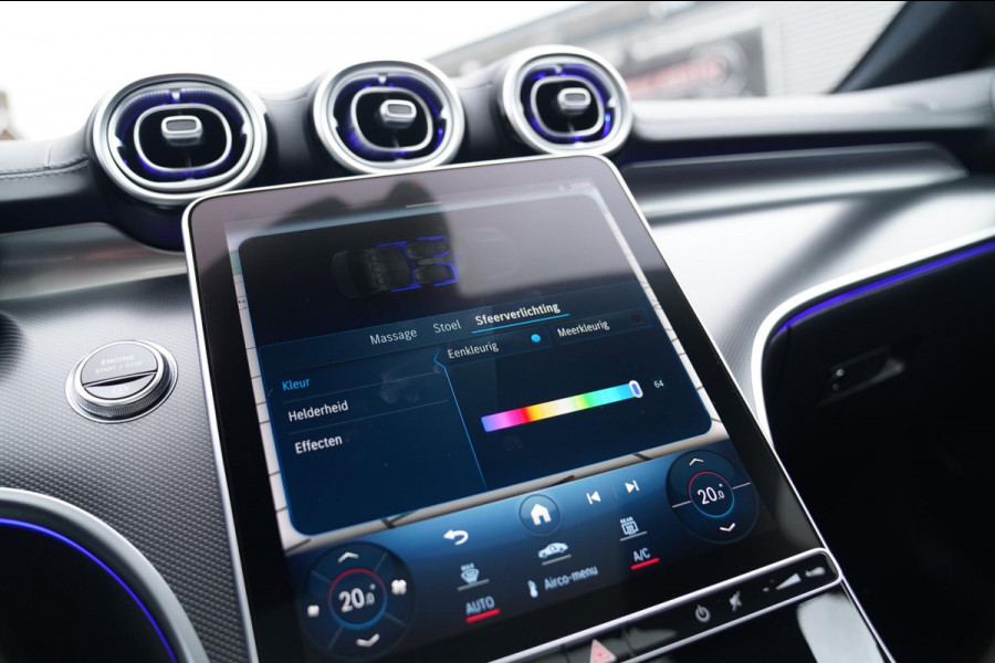 Mercedes-Benz C-Klasse 300 AMG Line | Panorama | Memory | Sfeerverlichting PLUS | C63s Pakket | Massage | 360 cam |