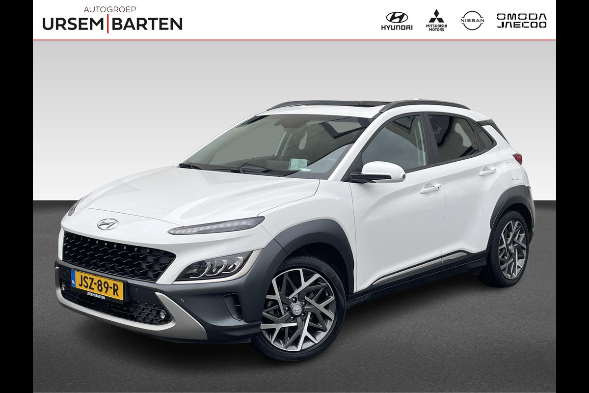 Hyundai Kona 1.6 HEV Premium Sky | Schuifkanteldak | Leder