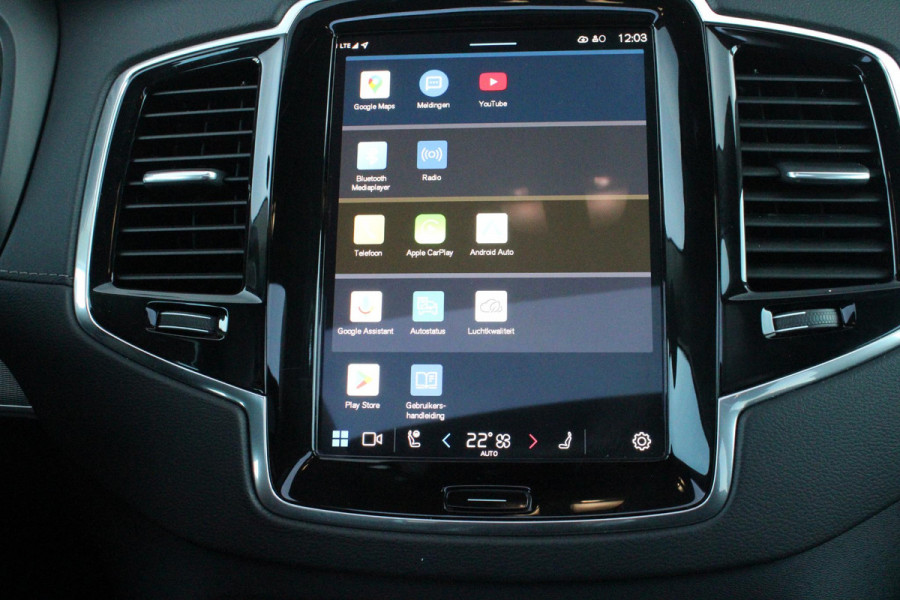 Volvo XC90 2.0 T8 455PK RECHARGE AWD ULTIMATE DARK | LUCHTVERING | PANORAMISCH SCHUIF / KANTELDAK | ELEKTRISCH UITKLAPBARE TREKHAAK | HEAD-UP DISPLAY | NAVIGATIE VIA GOOGLE-MAPS | ELEKTRISCH VERSTELBARE VOOR STOELEN MET GEHEUGEN | VOORSTOELEN VERWARMBAAR | ACHTERBANK VERWARMBAAR | 360° CAMERA | HARMAN / KARDON PREMIUM AUDIO SYSTEEM | APPLE CARPLAY / ANDROID-AUTO | KEYLESS ENTRY / START | STANDKACHEL | EXTRA GETINTE ACHTER RUITEN | VERDUISTERINGS GORDIJNEN ACHTER PORTIEREN | KINDERVERHOGING ACHTERBANK | ELEKTRISCHE ACHTERKLEP MET SENSOR |