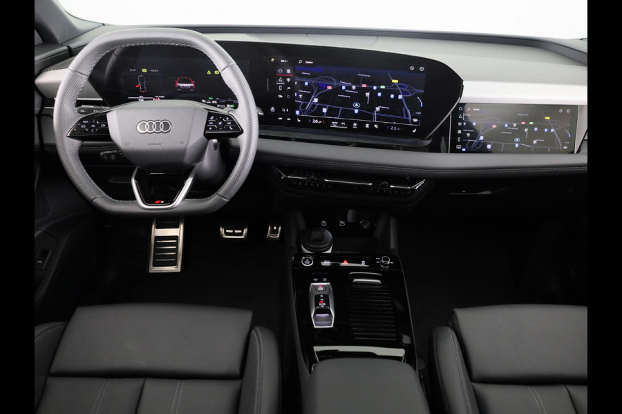 Audi Q6 e-tron S edition 83Kwh 252 pk SUV | Tech pakket plus | Glazen panoramadak | Lederen bekleding | Rode remzadels |