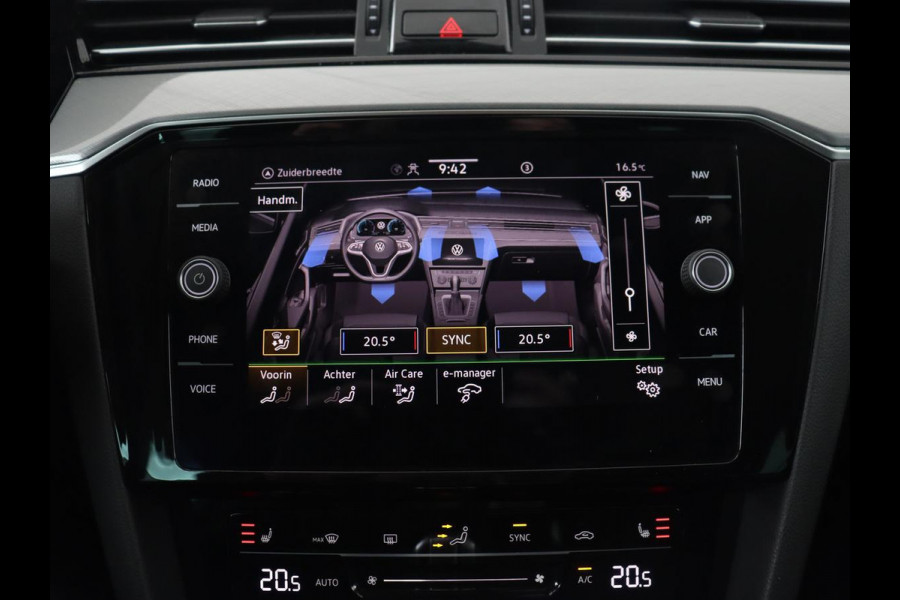 Volkswagen Passat 1.4 TSI PHEV GTE | Trekhaak | Stoelverwarming | Virtual Cockpit | Camera | Adaptive cruise | Carplay | Matrix LED | Navigatie | Climate control | Plug In