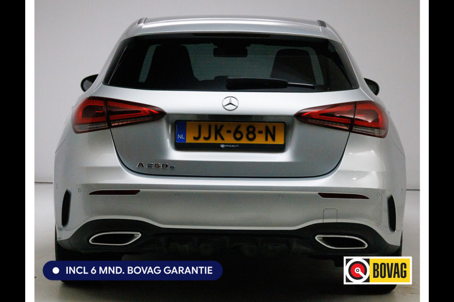 Mercedes-Benz A-Klasse 250 e AMG Line | Cruise-control | PDC V+A + Camera | Stoelverwarming Sfeerverlichting, Extra getint glas, Navigatie, Aplle Carplay/Android auto, Keyless
