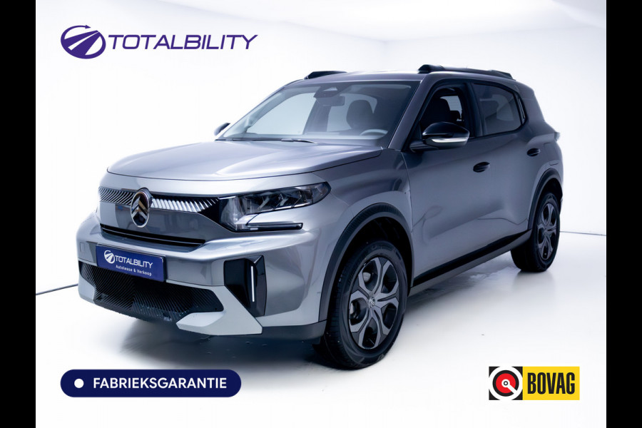 Citroën C3 Aircross 1.2 Hybrid 145pk Plus | Apple Carplay / Android auto | Camera | Led | Extra getint glas achter, Dab, Cruise, Regensensor