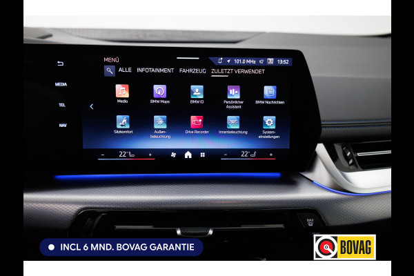 BMW 2 Serie Active Tourer 218i M-Sport automaat | 19 inch Individual Panoramadak | Harman Kardon | HUD Adaptive cruise, 360 Camera, PDC V+A,  El.verstelbare stoel met geheurgen, Elektrische achterklep, Keyless