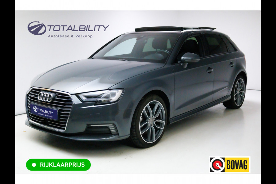 Audi A3 Sportback 40 e-tron 204 PK 2x S-Line | Panoramadak | Adaptive Cruise | Led |Stoelverwarming PDC V+A, Privacy glas, 18 inch