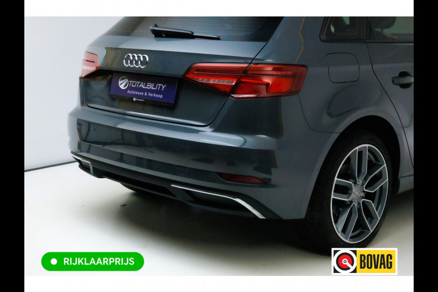 Audi A3 Sportback 40 e-tron 204 PK 2x S-Line | Panoramadak | Adaptive Cruise | Led |Stoelverwarming PDC V+A, Privacy glas, 18 inch