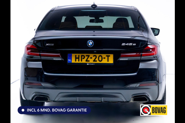 BMW 5 Serie 545e xDrive High Exec. M-sport Black Edition 394 PK automaat | Open Dak | Trekhaak elec. | 360 Camera, Stoel- en stuurverwarming
