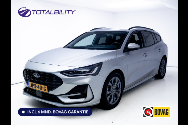 Ford FOCUS Wagon 1.0 EcoBoost Hybrid ST Line 126 PK | Stoel-, Stuur-, en voorruitverwarming | Privacy Glass | Audio Navigatie SYNC4, Cruise, Led, Lendesteun, Parkeerpilot, Parkeersensoren V+A