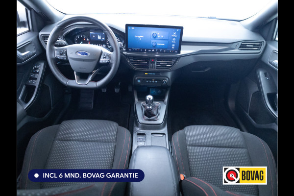 Ford FOCUS Wagon 1.0 EcoBoost Hybrid ST Line 126 PK | Stoel-, Stuur-, en voorruitverwarming | Privacy Glass | Audio Navigatie SYNC4, Cruise, Led, Lendesteun, Parkeerpilot, Parkeersensoren V+A