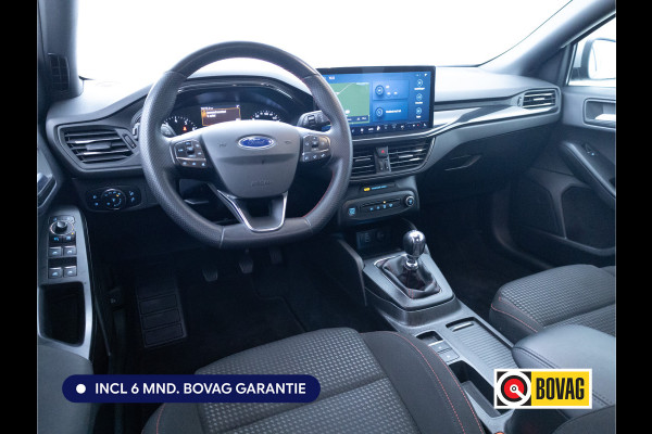 Ford FOCUS Wagon 1.0 EcoBoost Hybrid ST Line 126 PK | Stoel-, Stuur-, en voorruitverwarming | Privacy Glass | Audio Navigatie SYNC4, Cruise, Led, Lendesteun, Parkeerpilot, Parkeersensoren V+A