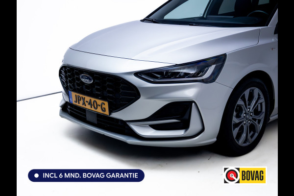 Ford FOCUS Wagon 1.0 EcoBoost Hybrid ST Line 126 PK | Stoel-, Stuur-, en voorruitverwarming | Privacy Glass | Audio Navigatie SYNC4, Cruise, Led, Lendesteun, Parkeerpilot, Parkeersensoren V+A