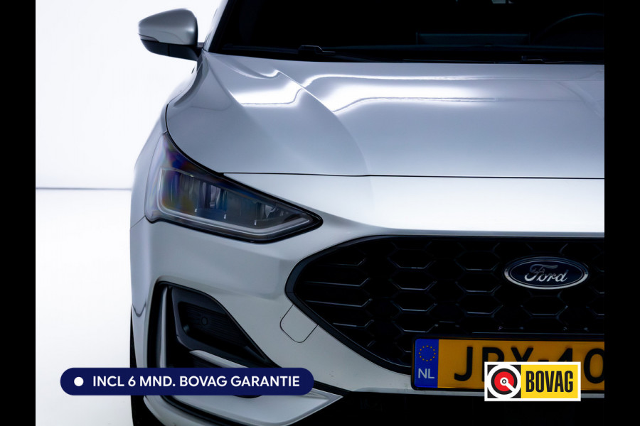 Ford FOCUS Wagon 1.0 EcoBoost Hybrid ST Line 126 PK | Stoel-, Stuur-, en voorruitverwarming | Privacy Glass | Audio Navigatie SYNC4, Cruise, Led, Lendesteun, Parkeerpilot, Parkeersensoren V+A