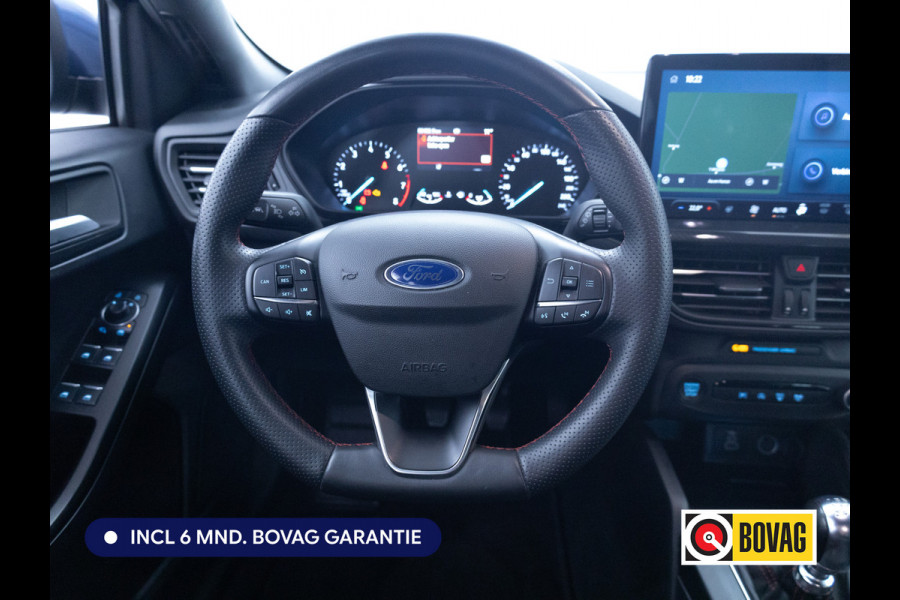 Ford FOCUS Wagon 1.0 EcoBoost Hybrid ST Line 126 PK | Stoel-, Stuur-, en voorruitverwarming | Privacy Glass | Audio Navigatie SYNC4, Cruise, Led, Lendesteun, Parkeerpilot, Parkeersensoren V+A