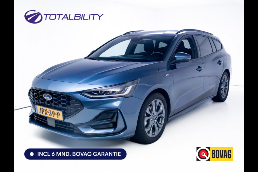 Ford FOCUS Wagon 1.0 EcoBoost Hybrid ST Line 126 PK | Stoel-, Stuur-, en voorruitverwarming | Privacy Glass | Audio Navigatie SYNC4, Cruise, Led, Lendesteun, Parkeerpilot, Parkeersensoren V+A