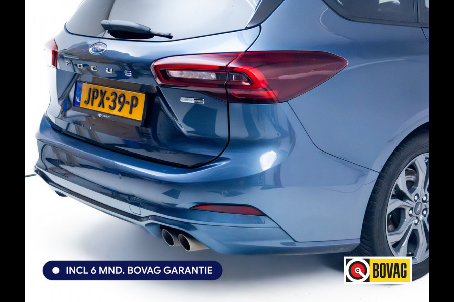 Ford FOCUS Wagon 1.0 EcoBoost Hybrid ST Line 126 PK | Stoel-, Stuur-, en voorruitverwarming | Privacy Glass | Audio Navigatie SYNC4, Cruise, Led, Lendesteun, Parkeerpilot, Parkeersensoren V+A