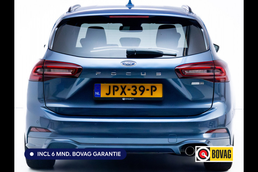 Ford FOCUS Wagon 1.0 EcoBoost Hybrid ST Line 126 PK | Stoel-, Stuur-, en voorruitverwarming | Privacy Glass | Audio Navigatie SYNC4, Cruise, Led, Lendesteun, Parkeerpilot, Parkeersensoren V+A