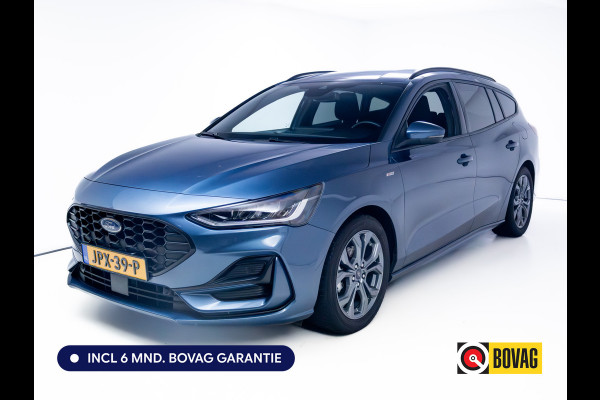 Ford FOCUS Wagon 1.0 EcoBoost Hybrid ST Line 126 PK | Stoel-, Stuur-, en voorruitverwarming | Privacy Glass | Audio Navigatie SYNC4, Cruise, Led, Lendesteun, Parkeerpilot, Parkeersensoren V+A