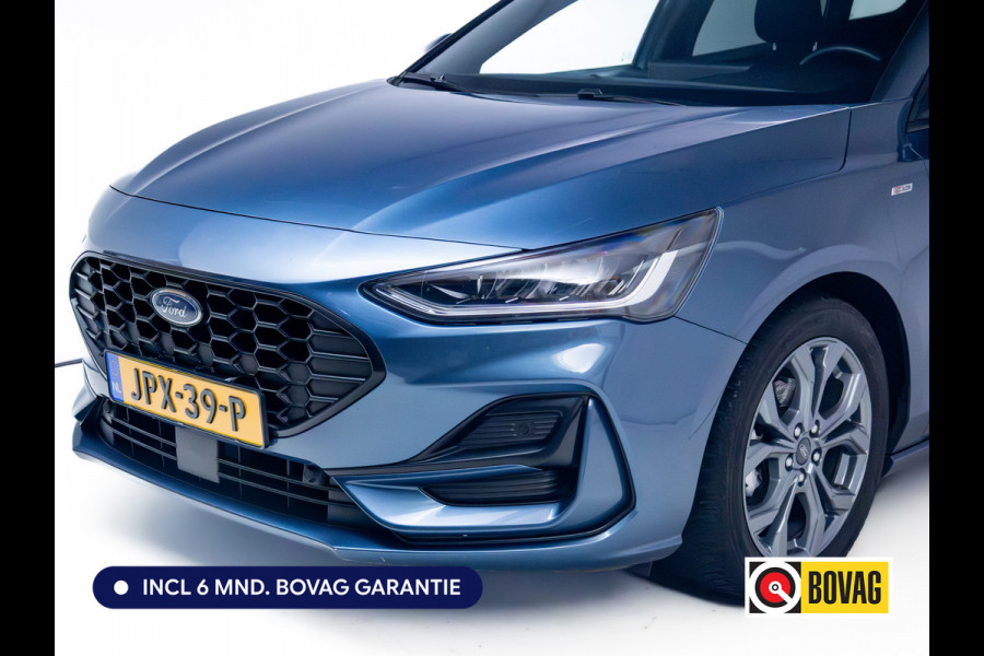 Ford FOCUS Wagon 1.0 EcoBoost Hybrid ST Line 126 PK | Stoel-, Stuur-, en voorruitverwarming | Privacy Glass | Audio Navigatie SYNC4, Cruise, Led, Lendesteun, Parkeerpilot, Parkeersensoren V+A