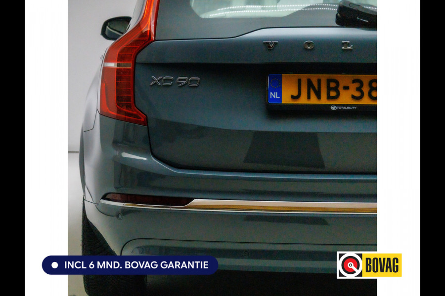 Volvo XC90 2.0 T8 Recharge AWD Ultimate Bright 456 PK Long range | 7 persoons! | Pano | Leer | Headup | All-season Harman Kardon, Stoel-, stuur- & achterbankverw, Elec. voorstoelen met geheugen, Pilot assist, 360 Camera