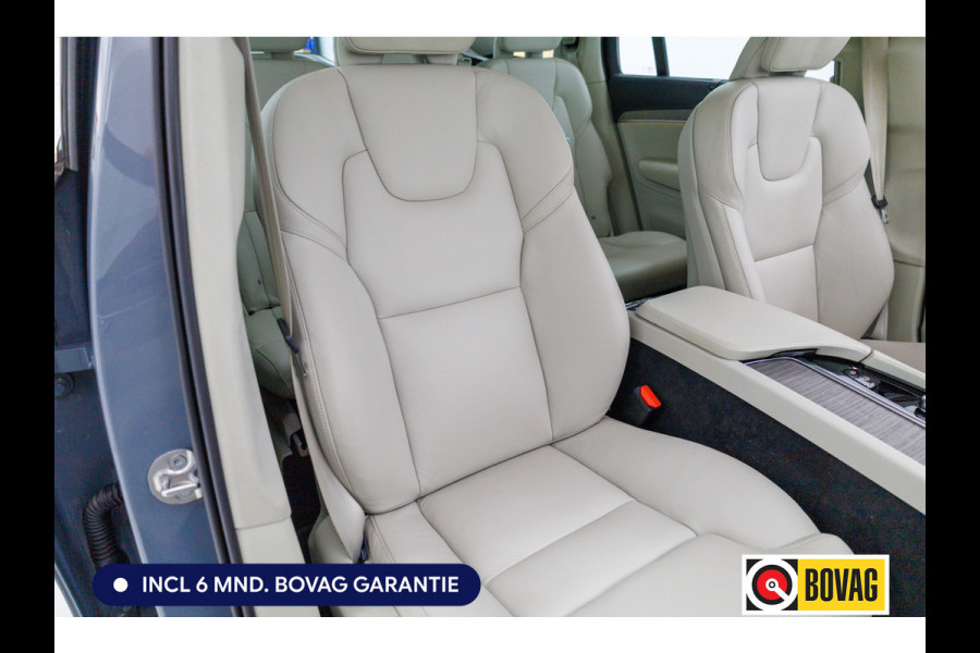 Volvo XC90 2.0 T8 Recharge AWD Ultimate Bright 456 PK Long range | 7 persoons! | Pano | Leer | Headup | All-season Harman Kardon, Stoel-, stuur- & achterbankverw, Elec. voorstoelen met geheugen, Pilot assist, 360 Camera
