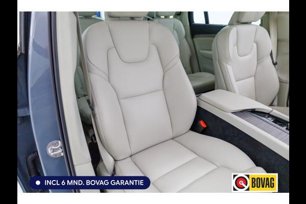 Volvo XC90 2.0 T8 Recharge AWD Ultimate Bright 456 PK Long range | 7 persoons! | Pano | Leer | Headup | All-season Harman Kardon, Stoel-, stuur- & achterbankverw, Elec. voorstoelen met geheugen, Pilot assist, 360 Camera