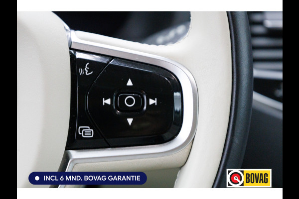 Volvo XC90 2.0 T8 Recharge AWD Ultimate Bright 456 PK Long range | 7 persoons! | Pano | Leer | Headup | All-season Harman Kardon, Stoel-, stuur- & achterbankverw, Elec. voorstoelen met geheugen, Pilot assist, 360 Camera