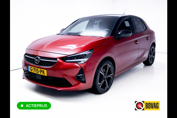 Opel Corsa 1.2 GS Line | Panoramadak | Stoel- & Stuurverwarming | Climate-control | Navigatie, Apple carplay, Android auto, Led, All season banden