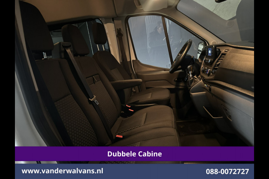 Ford Transit 2.0 TDCI 130pk L3H3 Dubbele Cabine Euro6 Airco | 7-Zits | Cruisecontrol | Verwarmde voorruit Parkeersensoren