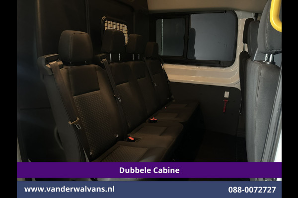 Ford Transit 2.0 TDCI 130pk L3H3 Dubbele Cabine Euro6 Airco | 7-Zits | Cruisecontrol | Verwarmde voorruit Parkeersensoren