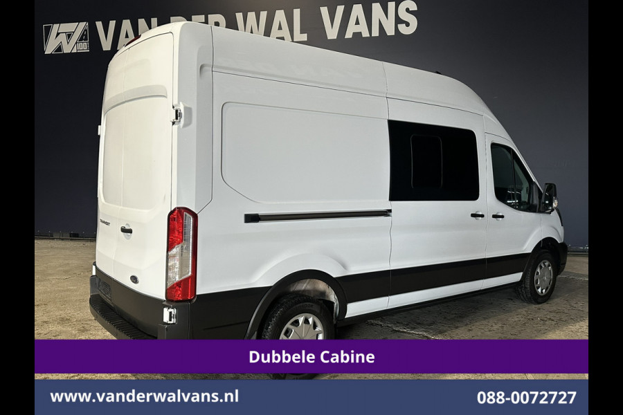 Ford Transit 2.0 TDCI 130pk L3H3 Dubbele Cabine Euro6 Airco | 7-Zits | Cruisecontrol | Verwarmde voorruit Parkeersensoren