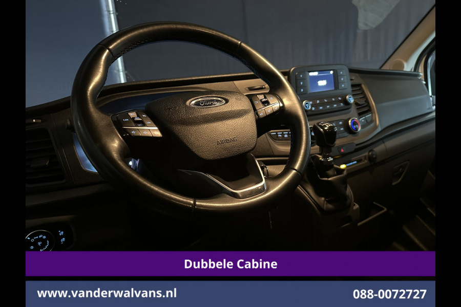 Ford Transit 2.0 TDCI 130pk L3H3 Dubbele Cabine Euro6 Airco | 7-Zits | Cruisecontrol | Verwarmde voorruit Parkeersensoren