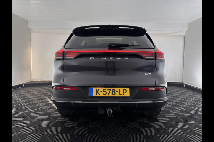 Aiways U5 63kWh Premium (INCL.BTW) *PANO | FULL-LEATHER | FULL-LED | TOP-VIEW | LANE-ASSIST | BLIND-SPOT | KEYLESS | HEATED-COMFORTSEATS | DIGI-COCKPIT | NAVI-FULLMAP | ECC | PDC | CRUISE | 19''ALU | TOWBAR*